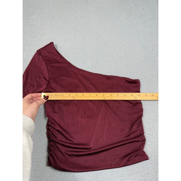 Green Envelope Womens Size M One Sleeve Top NWT - Picture 5 of 7